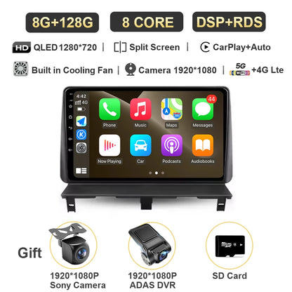 Android 15 autoradio Carplay pour Peugeot Partner 1 2002 - 2008 Partner origine 1 2008-2011 Android Auto lecteur multimédia stéréo