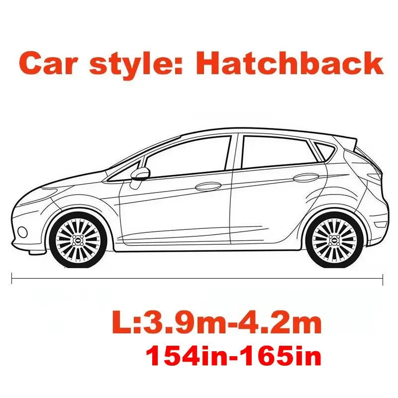 Housse de voiture extensible universelle, résistante au soleil, coupe-vent, anti-poussière, résistante aux rayures, Protection UV pour voiture de sport, berline, SUV, style de beauté