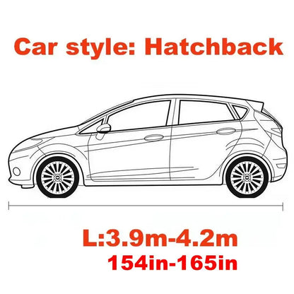 Housse de voiture extensible universelle, résistante au soleil, coupe-vent, anti-poussière, résistante aux rayures, Protection UV pour voiture de sport, berline, SUV, style de beauté