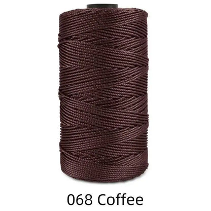 Fil de soie et coton glacé léger d'été, 1.5mm, 200m, fil au Crochet pour bricolage, artisanat, sac, chapeau, chaussures, fil en polypropylène, cordon de fil au Crochet