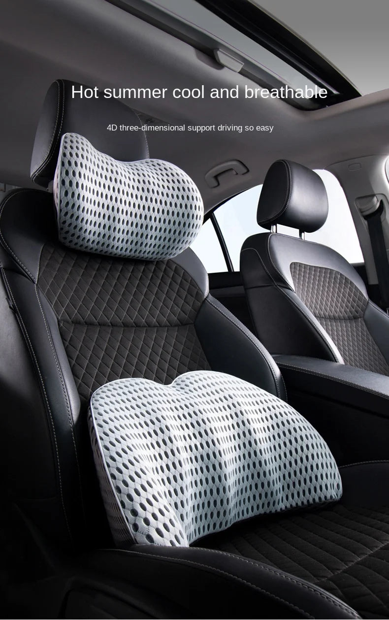 Oreillers de siège de voiture tout-terrain, soutien lombaire, taille basse, protection du dos, coussin en polymères, intérieur, 4x4, accessoires automobiles, universels