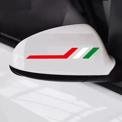 ملصق مرآة الرؤية الخلفية للسيارة قطعتان لـ Alfa Romeo Sportiva Giulia Giulietta 159 156 MITO Stelvio 147 إكسسوارات السيارات