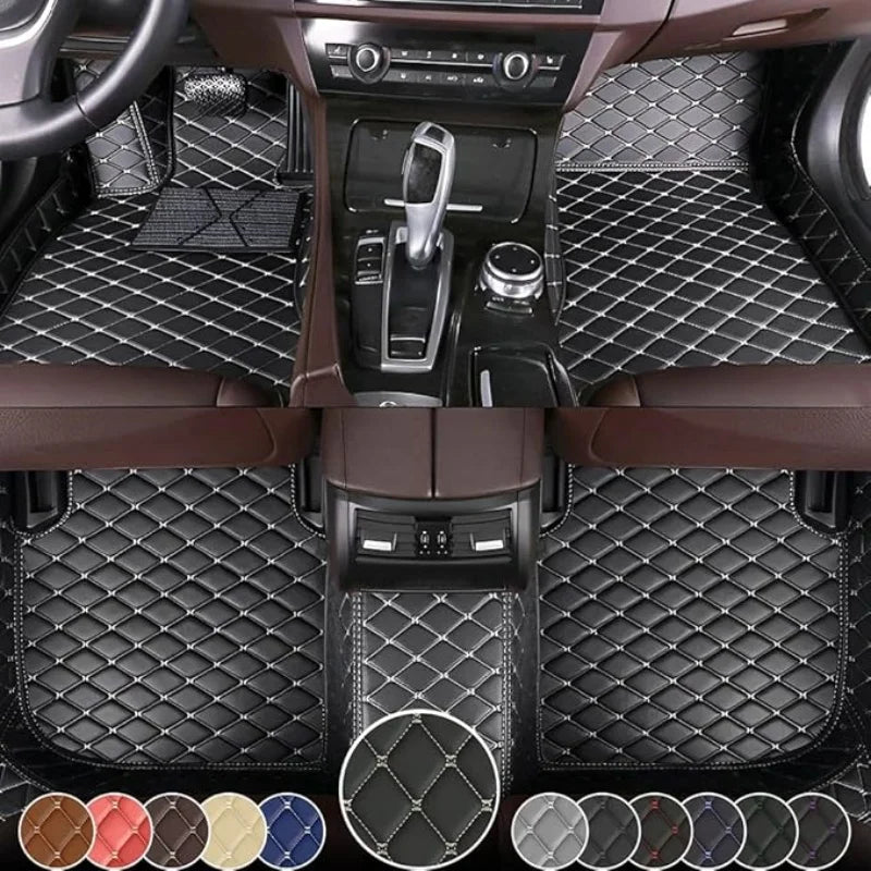Tapis de sol en cuir personnalisé pour BMW Série 3, F30, F31, Touring F34, IGHTG20, 20-23, Couverture complète, Auto, Doublures de sol de luxe