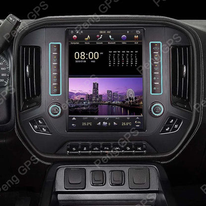 Écran Vertical 12.1 pouces pour Chevrolet Silverado GMC Sierra 2014 – 2018, lecteur Android multimédia, Navigation GPS pour voiture
