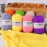 Fil de laine à tricoter en coton doux et doux pour bébé, fil de velours en fibres épaisses, fil de laine à tricoter à la main pour pull de bricolage