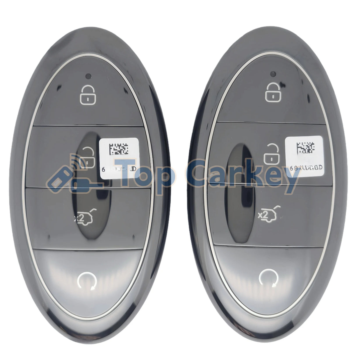 TopCarkey – clé télécommande intelligente originale, sans clé, puce Go ID4A, 433MHz, avec coque métallique, pour BYD Yangwang U8 U8L U9 Xtreme U9X U7