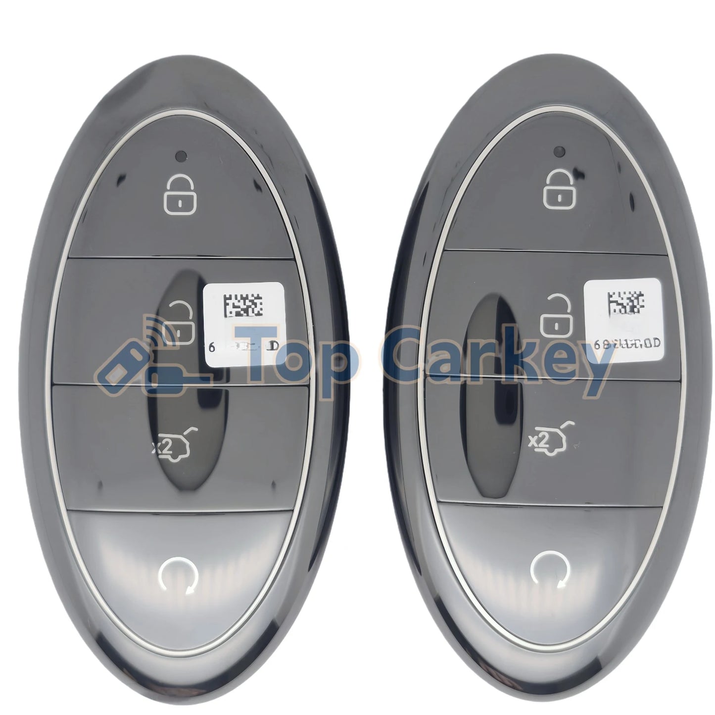 TopCarkey – clé télécommande intelligente originale, sans clé, puce Go ID4A, 433MHz, avec coque métallique, pour BYD Yangwang U8 U8L U9 Xtreme U9X U7