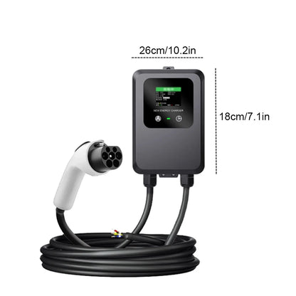 Nouveau EV Wallbox 5M 7KW 32A Station de Charge voiture maison EV Wallbox voiture électrique EV Wallbox avec 5M câble Charge par carte/Charge maintenant