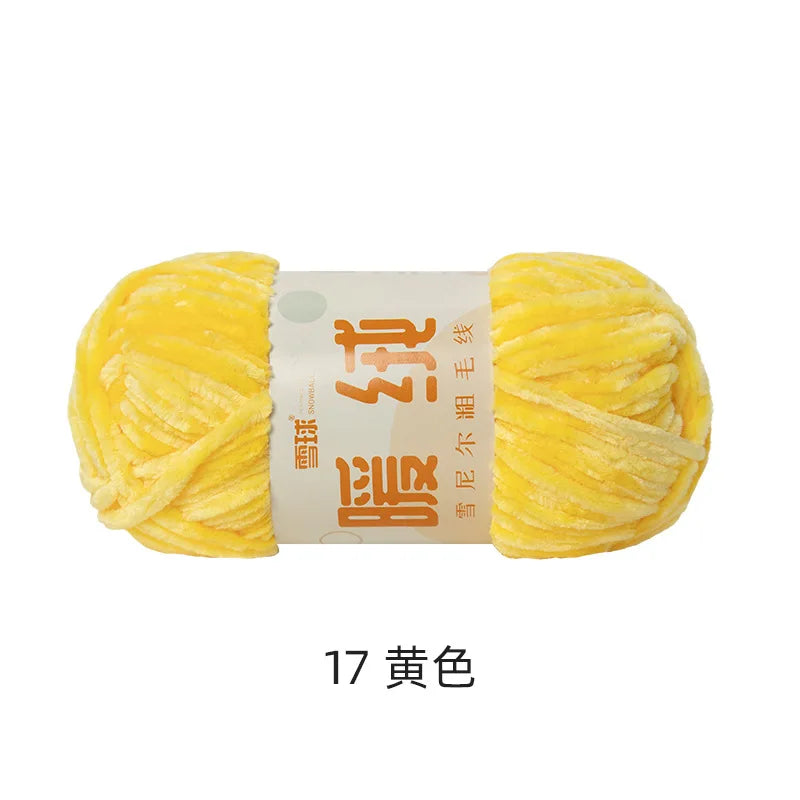 Fil à tricoter 100g, fil de glace douce, fil de coton tricoté à la main pour écharpe, Crochet de bricolage tricoté à la main