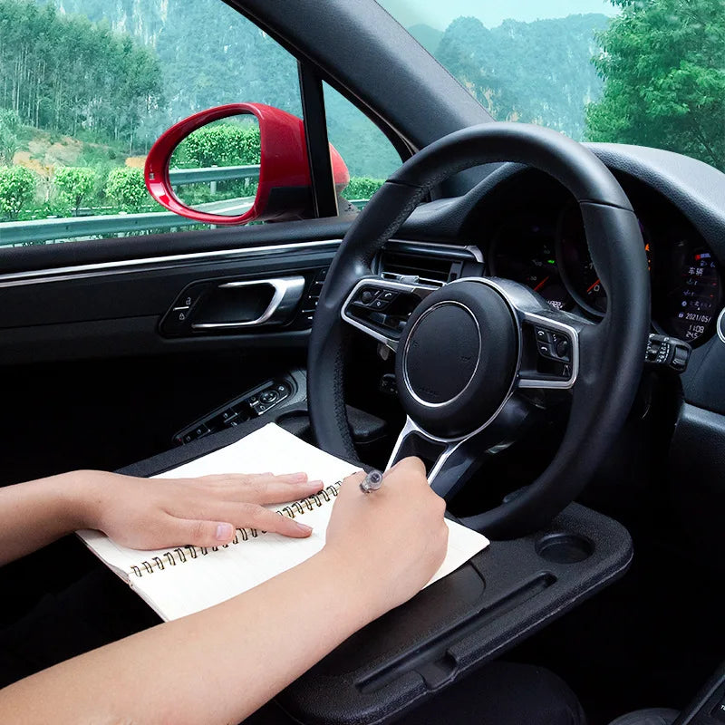 Support de bureau pour ordinateur Portable et voiture, support de travail pour manger, boisson, nourriture, plateau à café, volant de voiture, Table à manger