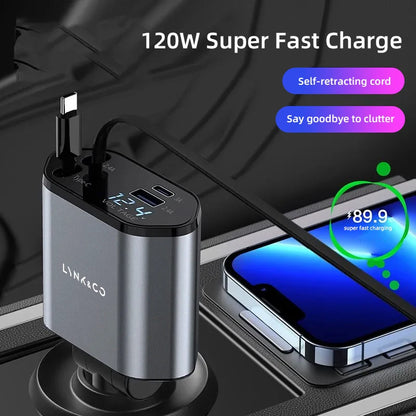Chargeur de voiture USB type C, convertisseur de prise de charge rapide pour LYNK & CO 01 EM-P EM-F 02 Hatchback 03 05 06 PHEV 08 09 MHEV