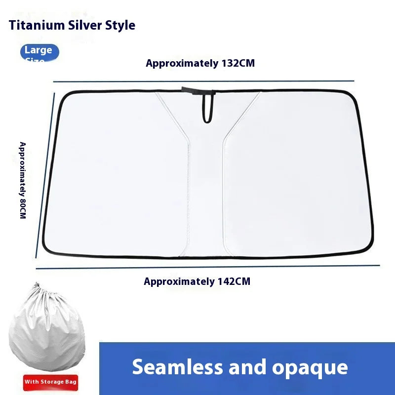 Protection UV de voiture, pare-brise avant, pare-soleil pliable, articles de protection d'été, fonction d'isolation thermique et de conservation de voiture