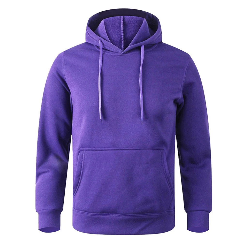 Sweat à capuche unisexe de haute qualité, pull hip-hop, haut décontracté, tendance, couleur unie, nouveau style confortable, printemps et automne, 2026