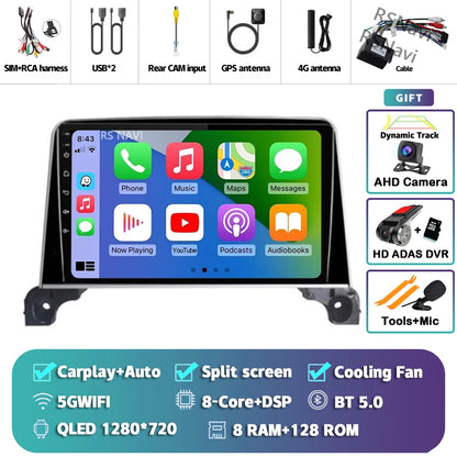 Android 15 Carplay Auto 2K écran autoradio multimédia lecteur vidéo pour Peugeot 5008 4008 3008 2017 - 2020 2din Autoradio stéréo