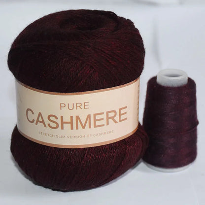 Fil de cachemire pour un crochet 3 plis peigné pur mongol chaud doux tissage flou tricot fil à main en cachemire 5 pièces