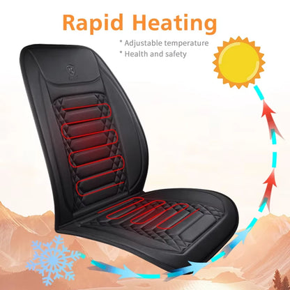 1/2 pièces hiver chauffé housse de siège de voiture 12V chauffage plus chaud coussin de siège de voiture Auto universel siège de voiture protecteur cape couverture tampons ensemble