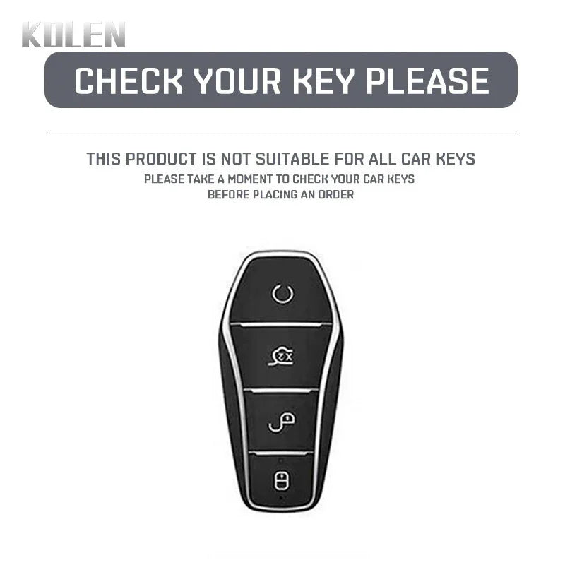 Pour BYD Song Plus Atto 3 Han EV Tang DM Qin joint dauphin mode TPU voiture clé housse protégée porte-clés Fob accessoires