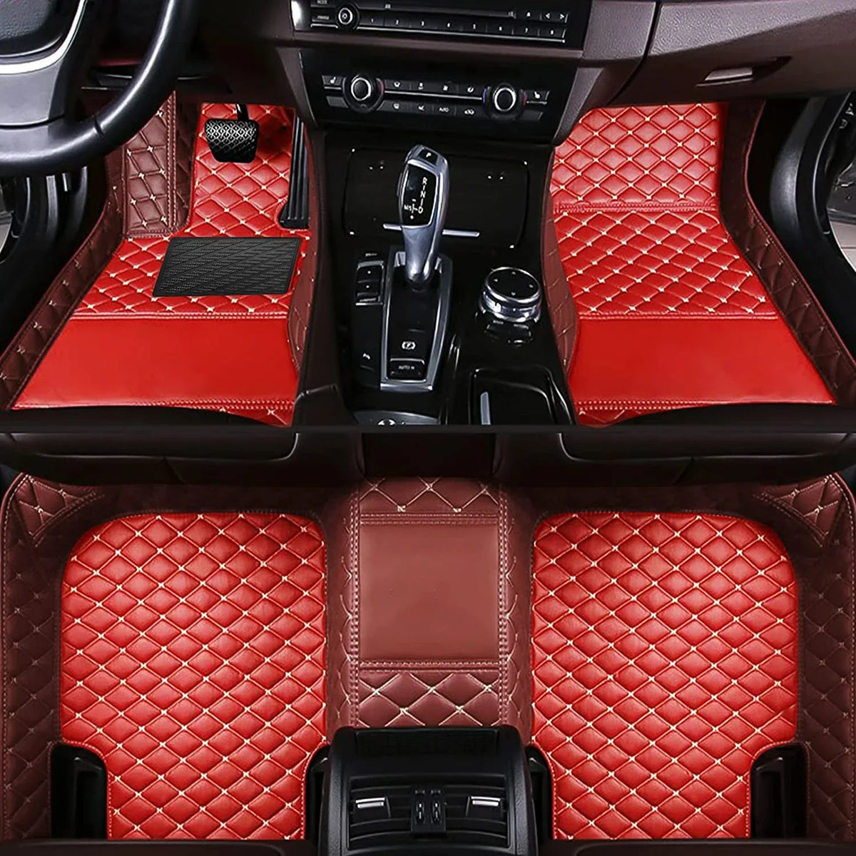 Tapis de sol de voiture personnalisés adaptés à la BMW X5 5 sièges véhicule électrique 2017-2019 tapis de pied en cuir automatique tapis