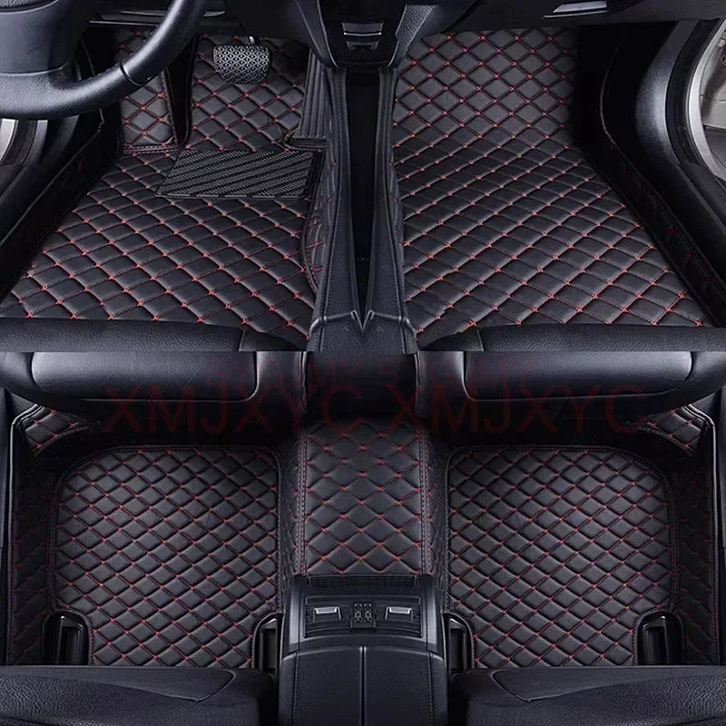 Tapis de Sol de Voiture 3D Personnalisé en Cuir Artificiel, Accessoires d'Nikpour BMW Série 5 E39 1995-2004 E60 F10 G30 2017-2022