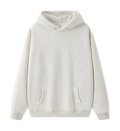 Bricolage LOGO personnalisé Image 17 + couleurs 400GSM chaud hommes surdimensionné goutte épaule sweats à capuche couleur unie mâle hiver avec sweat à capuche en polaire
