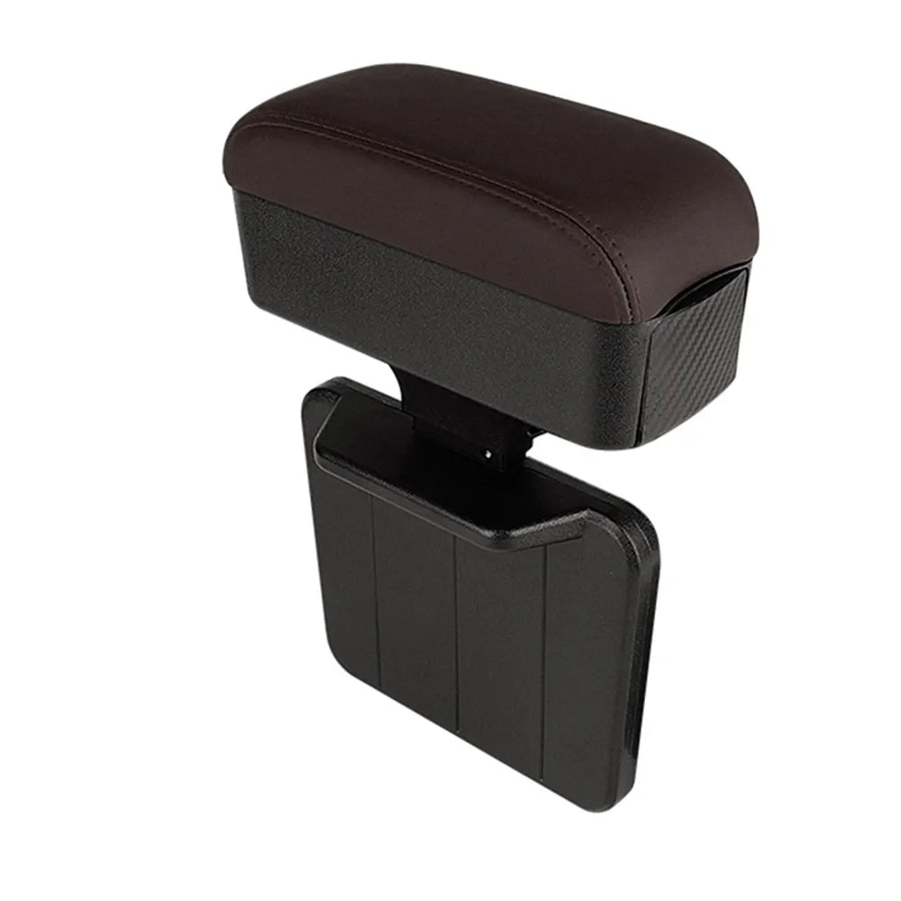 Organisateur de stockage d'espace de Console centrale de voiture réglable en hauteur avec plateau relevable Support de coude accoudoir pour SUV berline