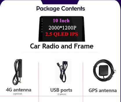 Autoradio Carplay pour citroën Berlingo 2019 Peugeot Partner Rifter 2020 pour Opel Combo Navigation GPS Android Auto WiFi No 2din
