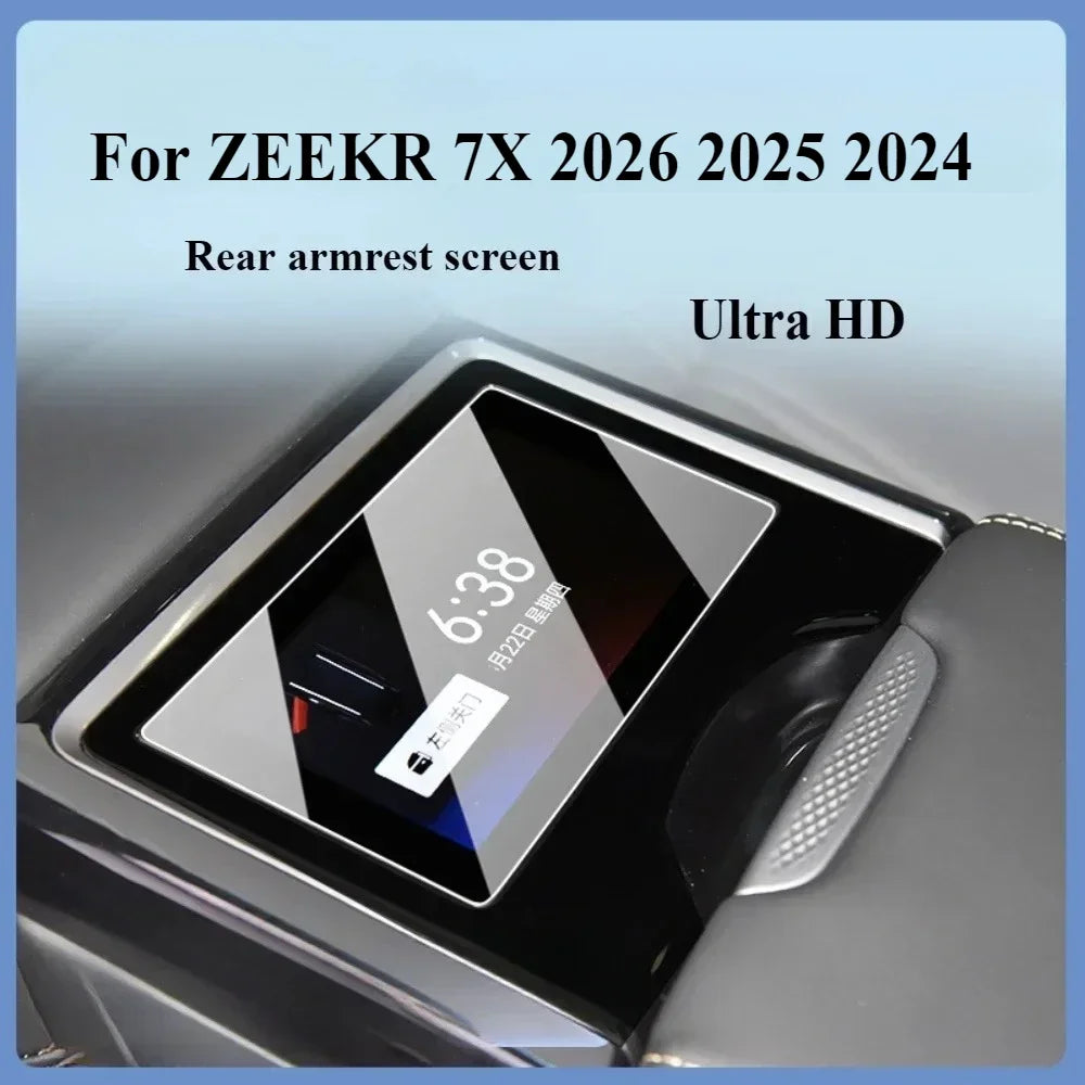 Verre trempé mat LCD GPS Navigation pour ZEEKR 7X 2026 2025 2024 Media écran tactile Film de protection accessoires de voiture