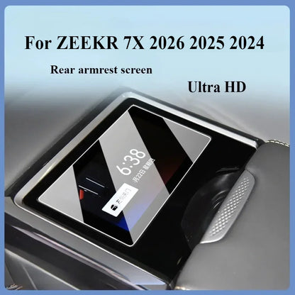 Verre trempé mat LCD GPS Navigation pour ZEEKR 7X 2026 2025 2024 Media écran tactile Film de protection accessoires de voiture