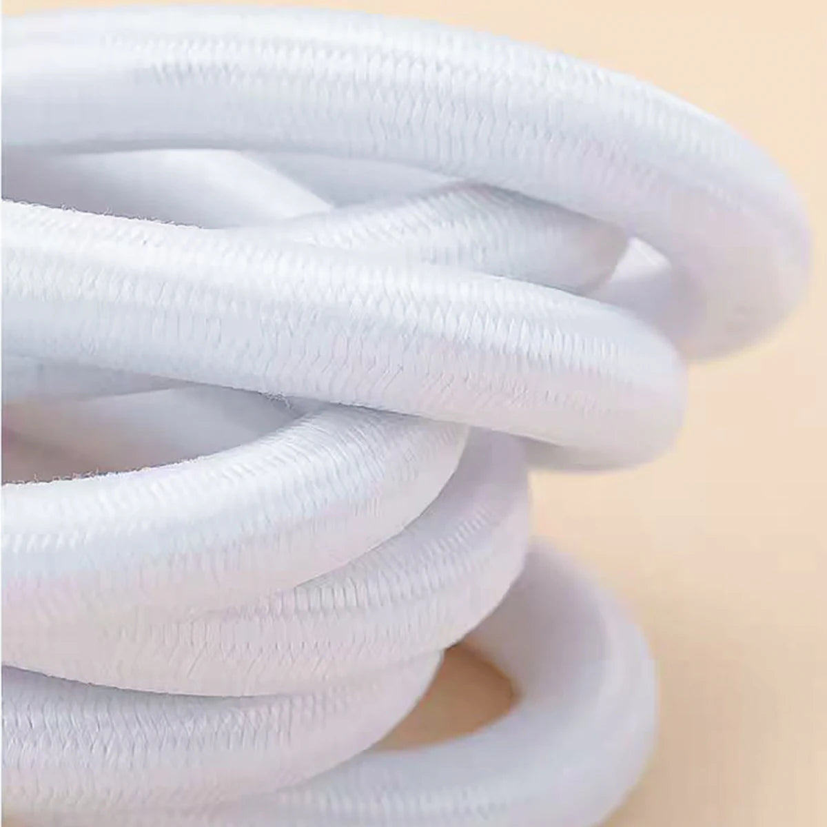 3/5/10/15 M/rouleau nouveau 3.0mm noir blanc bandes élastiques rondes cordon élastique en caoutchouc corde de haute qualité couture vêtement artisanat pour bricolage Jewe
