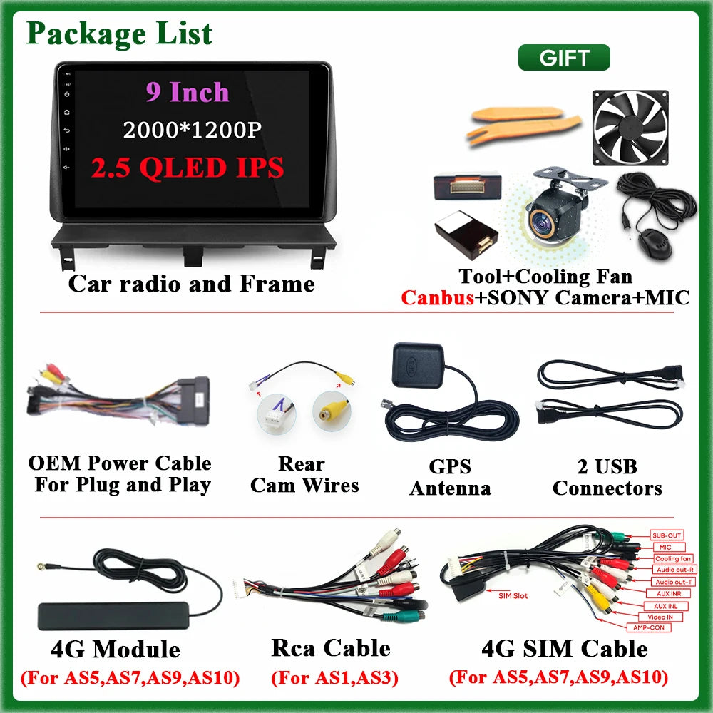 Autoradio Carplay pour Peugeot Partner 1 2002-2008 Partner origine 1 2008-2011 GPS Android Auto lecteur multimédia stéréo No 2din