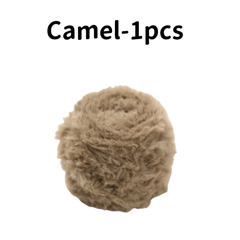 Fil de fourrure Super doux, 1 œuf de 100 grammes, fil de fausse fourrure épais et moelleux pour cils, accessoires et couvertures pour écharpe tricotée au Crochet
