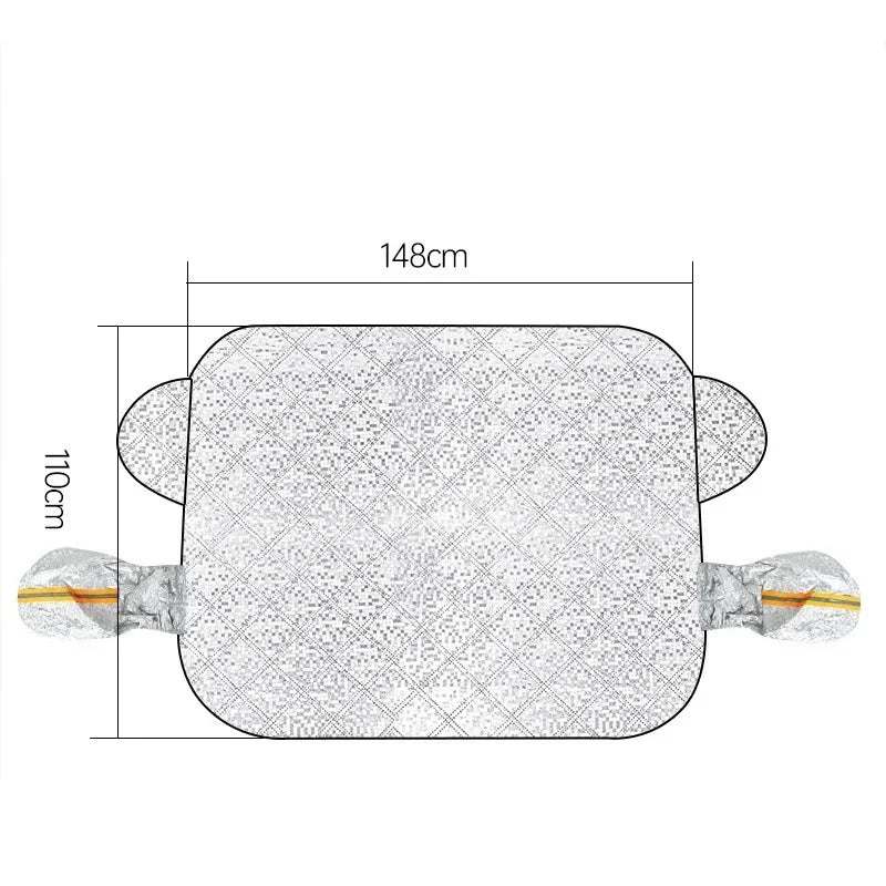 Couverture universelle de pare-brise avant de voiture, couverture de pare-soleil d'automobile, protection contre le gel de glace d'hiver, couverture extérieure Amagi