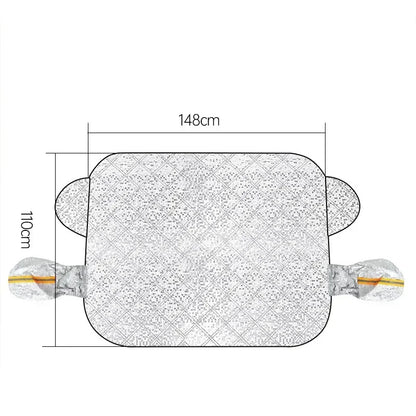 Couverture universelle de pare-brise avant de voiture, couverture de pare-soleil d'automobile, protection contre le gel de glace d'hiver, couverture extérieure Amagi