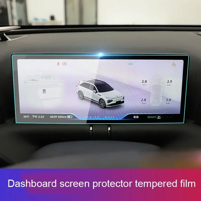 For XPENG G9 2022-2024 Car GPS Navigation Screen Protect Glass Film Dashboard Display Tempered Sticker Auto Internal Accessories