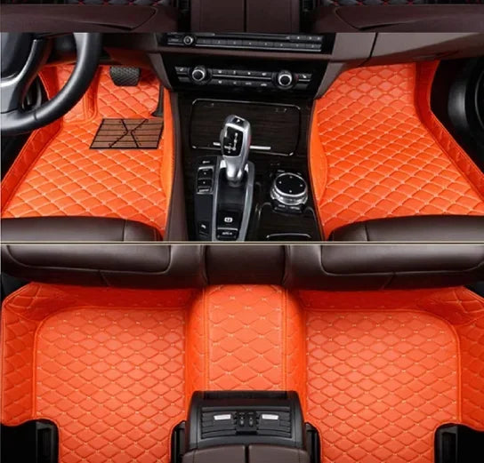 Tapis de sol de voiture personnalisés adaptés à la BMW X5 5 sièges véhicule électrique 2017-2019 tapis de pied en cuir automatique tapis