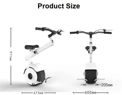 Voiture d'équilibre sensorielle intelligente, monocycle électrique Harley à une roue avec accoudoir, nouvelle conception de véhicule