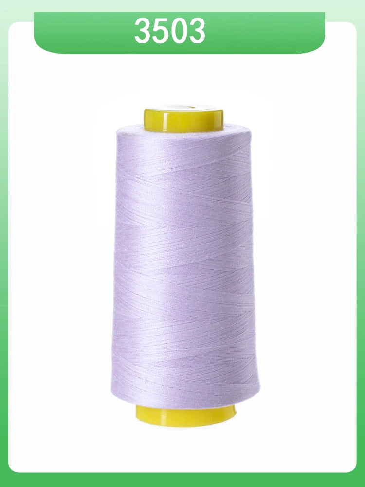Fil à coudre ultra-fin 602-fil en polyester semblable à la soie à grande vitesse 60s/2 5000m, pour machine à broder et travaux d'aiguille délicats