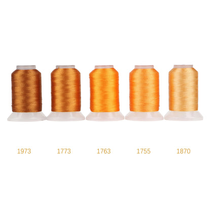 80 لونًا جديدًا من مجموعة Madeira Premium 40WT خيط بوليستر للتطريز بطول 500 متر لكل بكرة، لماكينات Brother Babylock Janome Singer المنزلية