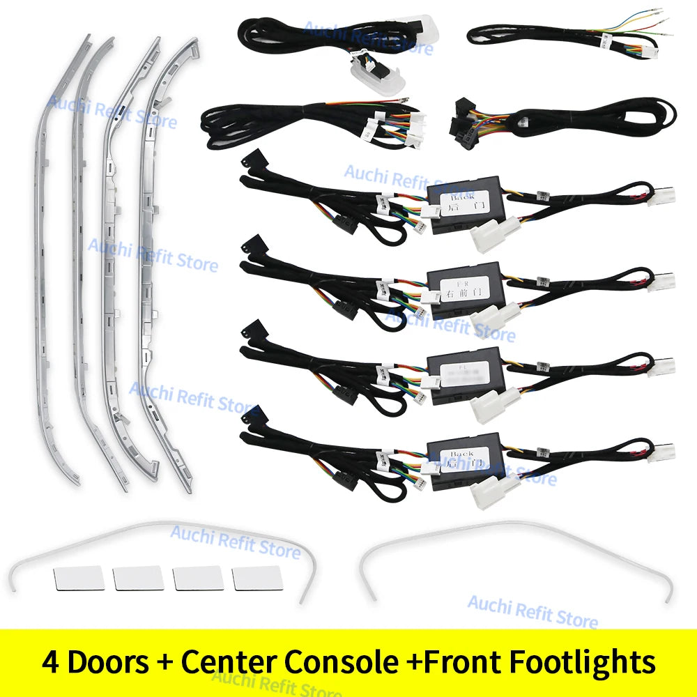 Lumières d'ambiance LED 3/64 couleurs, pour Mercedes Benz W205 X253 classe C GLC coupé C43 C63s, Instrument intérieur, lampe décorative, rénovation
