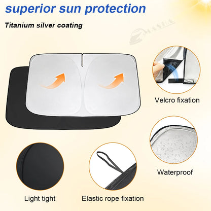 Pare-soleil de pare-brise de voiture pour BYD SEAL EV 2022 2023 2024, pare-soleil réflecteur offrant Protection pour accessoires de joint intérieur de voiture