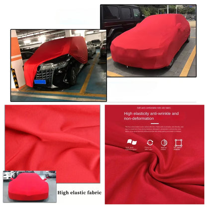 Housse de voiture extensible universelle, résistante au soleil, coupe-vent, anti-poussière, résistante aux rayures, Protection UV pour voiture de sport, berline, SUV, style de beauté
