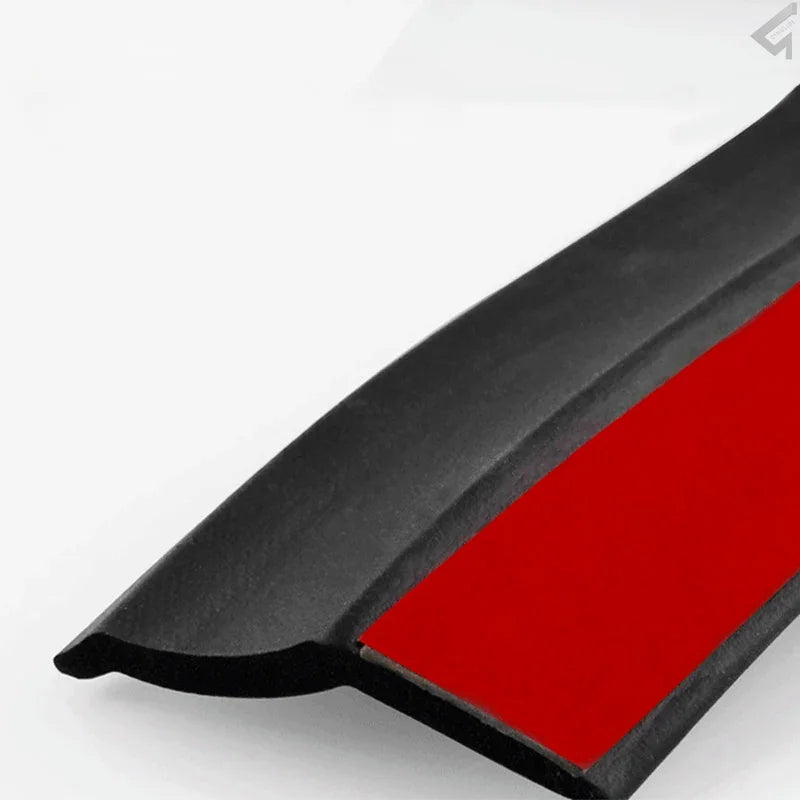 Autocollants de décoration de Protection des lèvres de becquet avant de pare-chocs de voiture de 2.5M protecteurs universels en caoutchouc