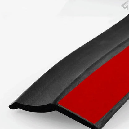 Autocollants de décoration de Protection des lèvres de becquet avant de pare-chocs de voiture de 2.5M protecteurs universels en caoutchouc