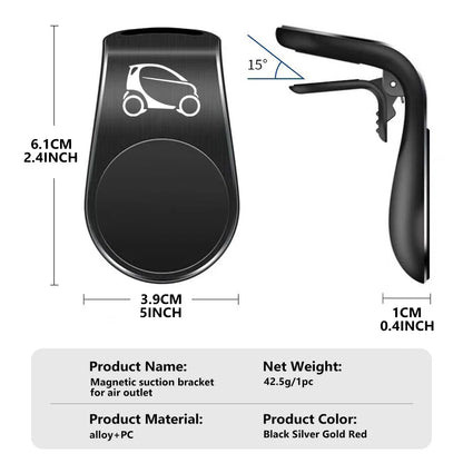 Support de téléphone de voiture à rotation intelligente à 360 degrés, clip de protection anti-vibration Crossblade 451 450 453 Forfour EQ Forjeremy