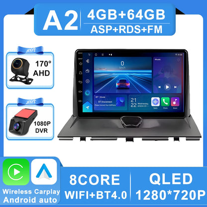 Autoradio Carplay pour Peugeot Expert 2 G9 pour citroën Jumpy pour Fiat Scudo pour Toyota Proace 2007-2017 Navigation GPS No 2din 4G