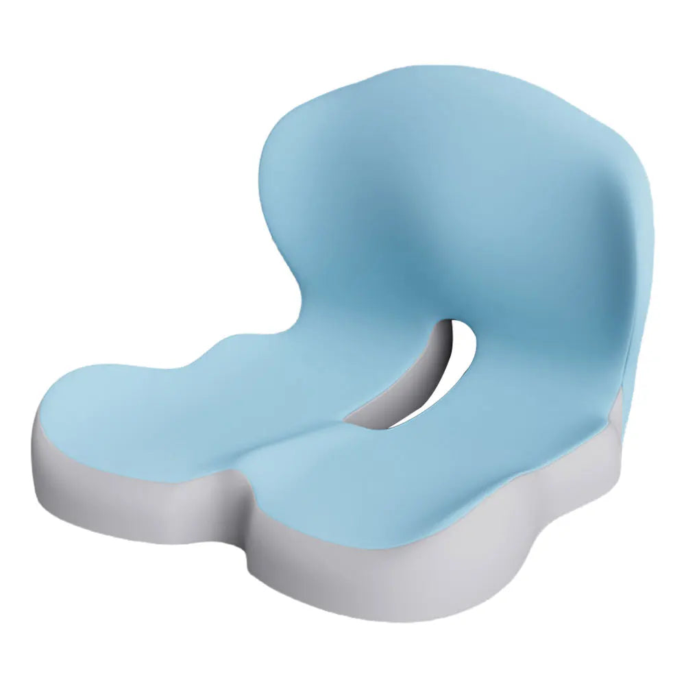 Coussin de chaise de bureau intégré en forme de L en mousse à mémoire de forme, avec Support arrière, coussin de siège de voiture pour employés de bureau, conducteurs de voiture