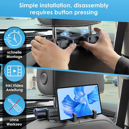 Oreiller de voiture en mousse à mémoire de forme, pour voyage, coussin de soutien du cou réglable, appui-tête universel pour siège de passager