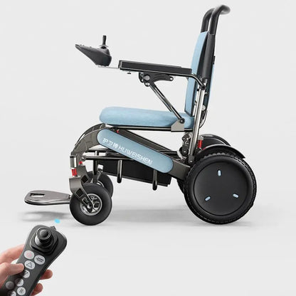 Fauteuil roulant électrique léger et pliable, Intelligent, entièrement automatique, haut de gamme, pour personnes âgées, mobilité