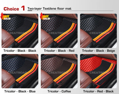 Tapis de sol de voiture Double couche, couverture de tapis automobile personnalisée, accessoires d'intérieur pour Xpeng G6/G9 2022 2023 2024 2025