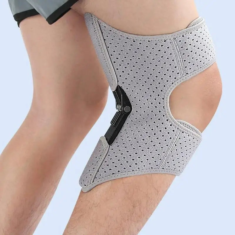 Genouillère respirante pour le cyclisme, rehausseur de genou, attelle de levage à ressort, aide à la marche, protège les partenaires, coussin d'appoint